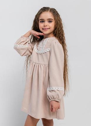 Изысканное платье из микровельвета для юных красавиц. suzie. 116, 122, 128, 134 см.