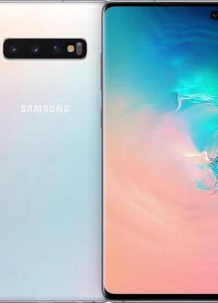 Смартфон samsung galaxy s10 plus (sm-g975) 1tb white 6.4" exynos 9820, 8 ядер 4100мач