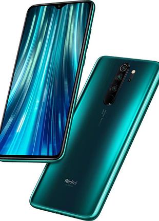 Смартфон xiaomi redmi note 8 pro 6/64 gb green 2 sim lte 6.53" 2340x1080 60 гц nfc 4500 mah helio g90t 4