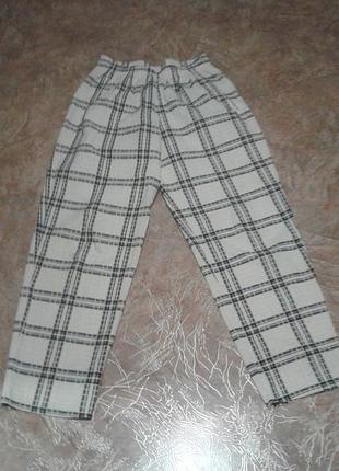 Натуральные брючки в клеткуtrigema,l р.,германия.
