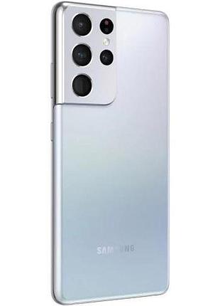 Смартфон samsung galaxy s21 ultra 12/256gb phantom silver (sm-g998b) 2 sim 5g 6.8" 120гц 108 мп 8k nfc 5000mah 5