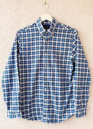 Мужская рубашка в клетку polo ralph lauren