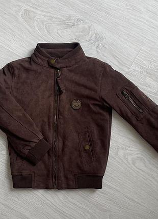 Замшевый бомбер u.s. polo assn.