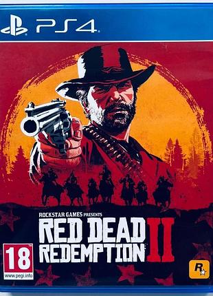 Red dead redemption ii, б/в, російські субтитри - диск для playstation 4