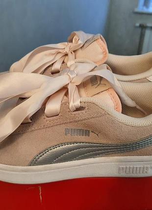 Замшевые кеды puma