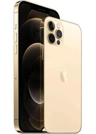 Смартфон apple iphone 12 pro 256gb gold 6.1 oled a14 bionic 4k nfc face id lidar 2815 mah 4