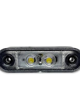 Габаритний ліхтар 12-24v led 2 horpol білий