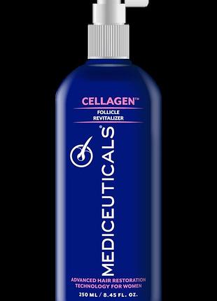 Mediceuticals, стимулирующая сыворотка cellagen для роста волос и здоровья кожи головы у женщин, 250 мл
