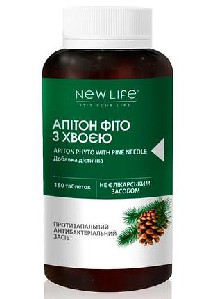 Апітон фіто з хвоєю / apiton phyto (для імунітету) 180 таб.