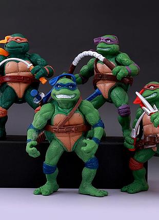Игрушки черепашки нинзя ninja turtles tmnt, 4 шт. 2