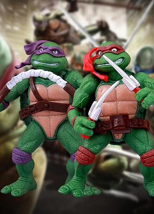 Игрушки черепашки нинзя ninja turtles tmnt, 4 шт. 3