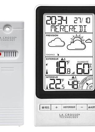 Метеостанция la crosse ws6819 white/black
