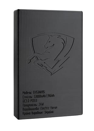 Повербанк electric horse 50000 mah 24w pd qc с type-c и lightning — мощный power bank для дома, поездок и резервного питания