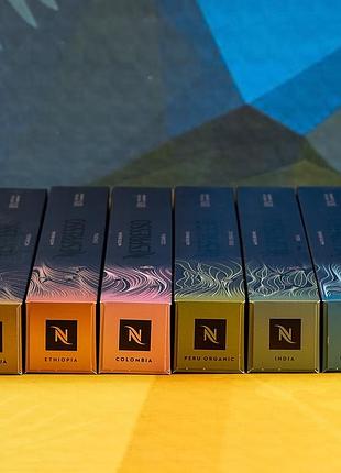 Набор кофе в капсулах nespresso master origins exclusive(60 шт.)