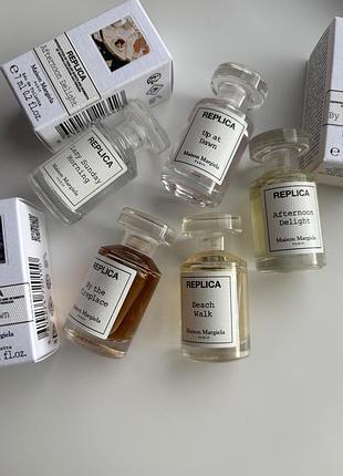 Мініатюра туалетної води maison margiela 'replica' lazy sunday morning; beach walk; afternoon delight; by the fireplace; up at dawn