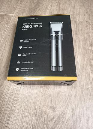 Акумуляторна машинка для стрижки волосся hair clippers hc818b