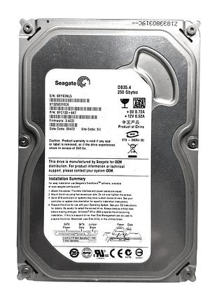 Жорсткий диск hdd 250gb 7200rpm 8mb sata ii 3.5 seagate db35.4 st3250310cs