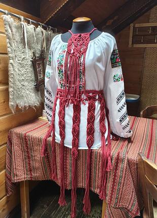 Пояс-макраме