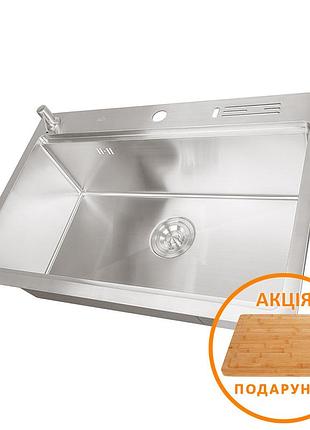 Накладная мойка для кухни из нержавейки кухонная станция nett ns-7048