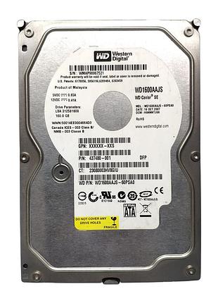 Жесткий диск hdd 160gb 7200rpm 8mb sata ii 3.5 wd caviar se wd1600aajs