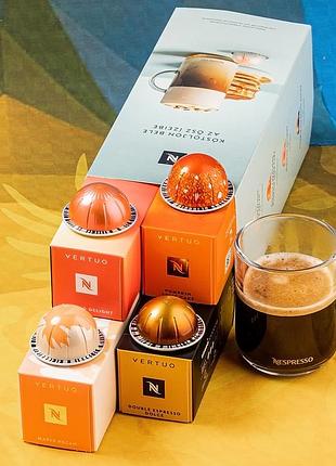 Набір кави в капсулах nespresso vertuo "смак осені" (40 шт.), швейцарія