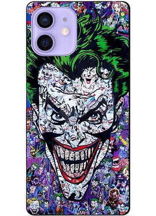 Силіконовий чохол бампер для iphone 12 з малюнком джокер joker
