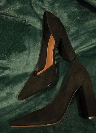 Asos design 37 классические туфли замша