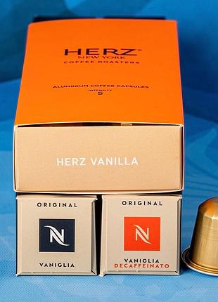 Набір капсульної кави vanilla collection (nespresso & herz, 30 капсул). сумісність: nespresso original