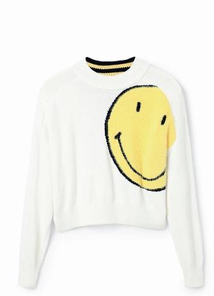 Пулувер оверсайз smily desigual