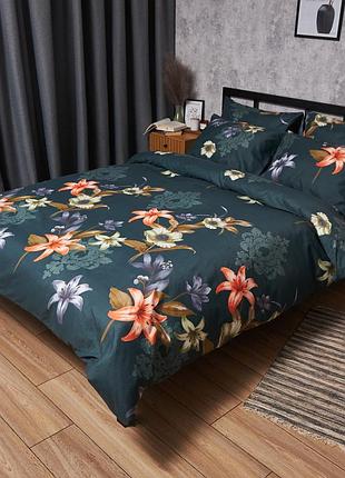 Пододеяльник moon&star микросатин premium floral nocturne king size 220 x 240 см