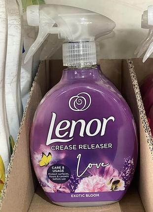 Спрей для разглаживания складок на одежде lenor crease releaser 500 мл