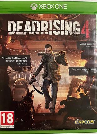 Dead rising 4, б/у, русские субтитры - диск для xbox one
