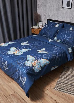 Пододеяльник moon&star микросатин premium flutter dreams двуспальное 175 x 210 см