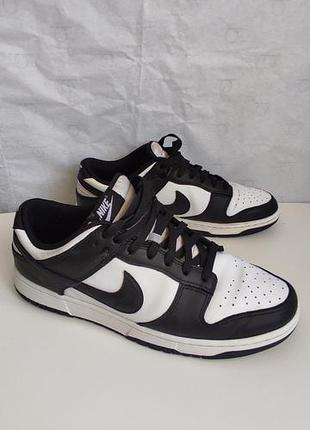 Кроссовки nike dunk low retro "panda".