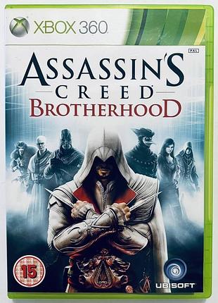 Assassin's creed brotherhood, б/в, англійська версія - диск для xbox 360