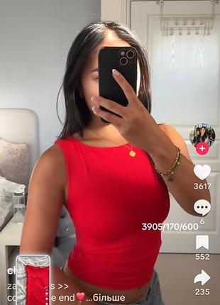 Zara белый топ майка s
