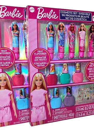 Набор детской косметики barbie townley girl!