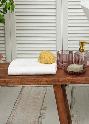 Полотенце karaca home - daily soft offwhite молочный 70*140