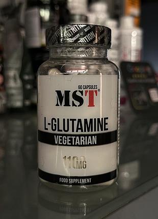 Mst l-glutamine 1100 mg аминокислота глютамин 60 капс