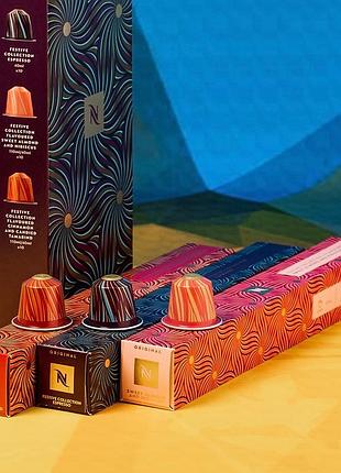 Набір капсул nespresso enchanting festive coffee selection limited edition , швейцарія (30 капсул)