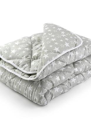 Одеяло руно - арктичне тепло теплое серое евро 200x220 см 400 гр/м2 (29137)