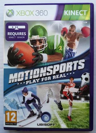 Motionsports play for real, б/у, английская версия - диск для xbox 360