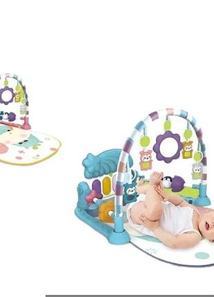 Детский развивающий коврик из пианино baby fitness musical instrument
