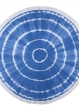 Полотенце barine pestemal - swirl roundie 150*150 blue