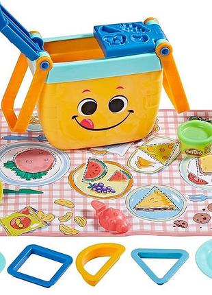 Набор для лепки hasbro play-doh picnic shapes starter формы для пикника! (f6916)
