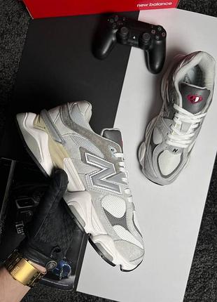Мужские кроссовки new balance 9060 grey white
