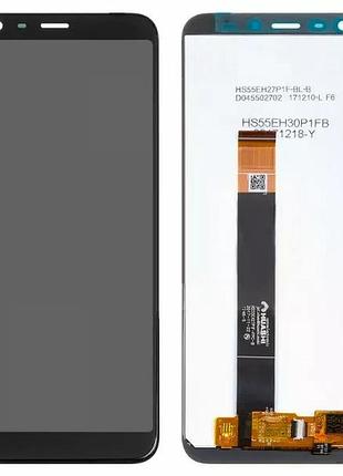 Дисплей meizu m8c, m8c lite (m809, m810) с тачскрином черный