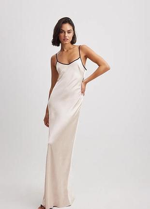 Сукня довга сатинова na-kd xs zara