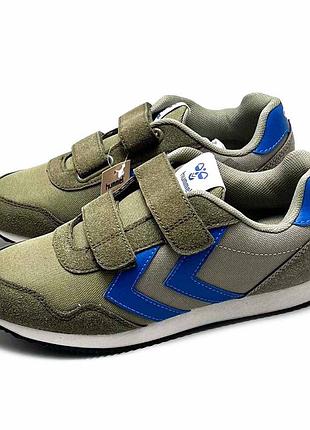 Подростковые кроссовки мальчику размер 35 hummel. текстильные кроссовки на липучках весна лето