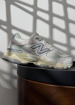 Мужские кроссовки new balance 9060 light grey mint